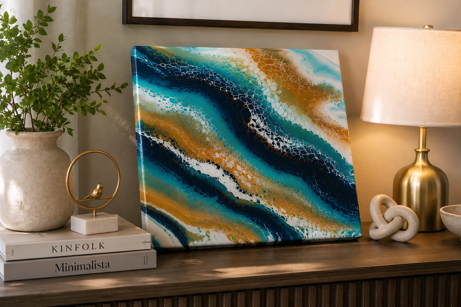 How to Create Acrylic Pour Art at Home